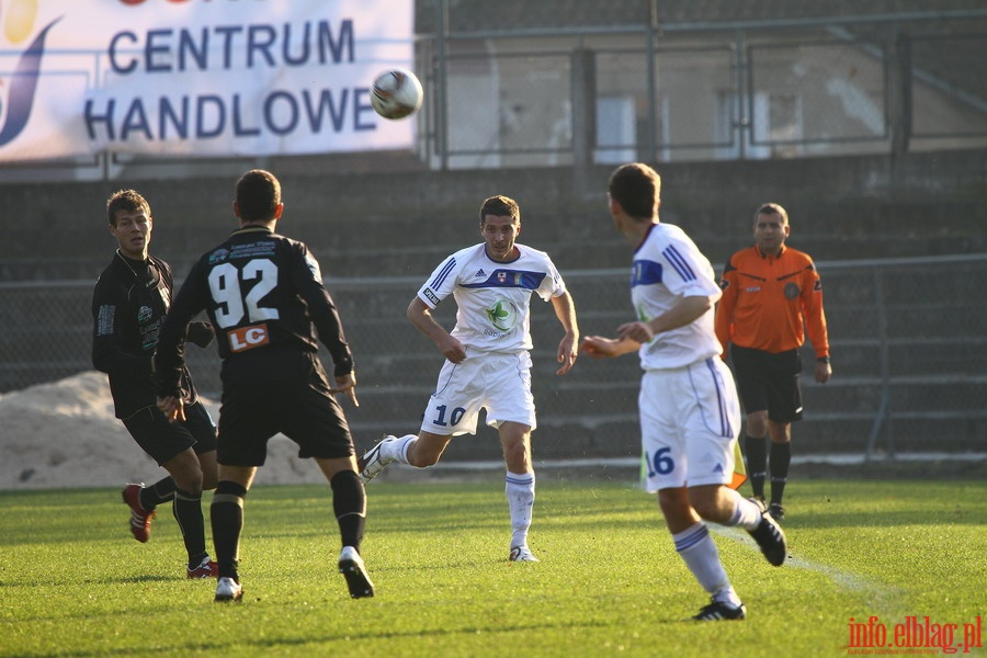 Mecz 18 kolejki I ligi: Olimpia Elblg - Bogdanka czna 1-0, fot. 18