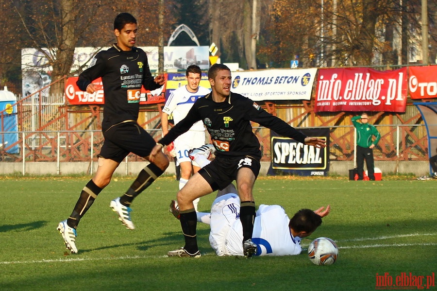 Mecz 18 kolejki I ligi: Olimpia Elblg - Bogdanka czna 1-0, fot. 21