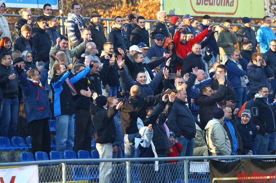 Mecz 18 kolejki I ligi: Olimpia Elblg - Bogdanka czna 1-0, fot. 24