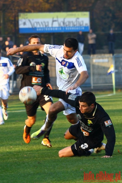 Mecz 18 kolejki I ligi: Olimpia Elblg - Bogdanka czna 1-0, fot. 26