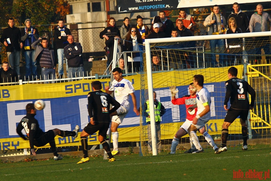 Mecz 18 kolejki I ligi: Olimpia Elblg - Bogdanka czna 1-0, fot. 27