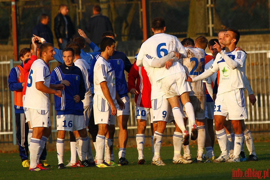 Mecz 18 kolejki I ligi: Olimpia Elblg - Bogdanka czna 1-0, fot. 31