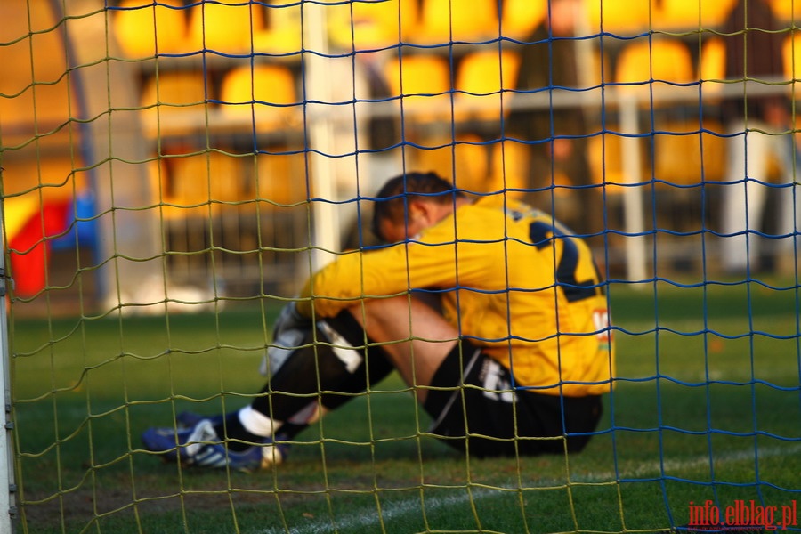 Mecz 18 kolejki I ligi: Olimpia Elblg - Bogdanka czna 1-0, fot. 32