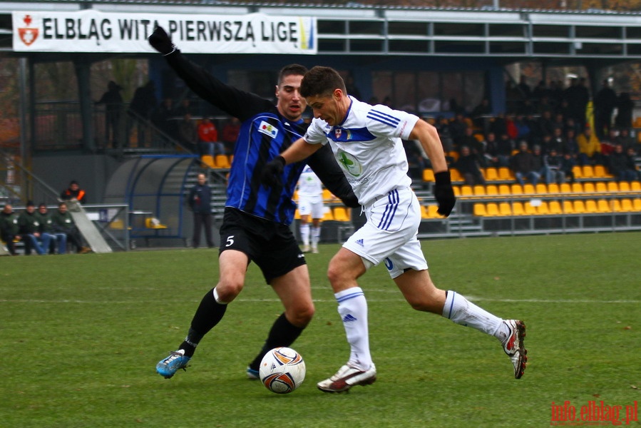 Mecz 20 kolejki I ligi: Olimpia Elblg - Zawisza Bydgoszcz 0-3, fot. 9