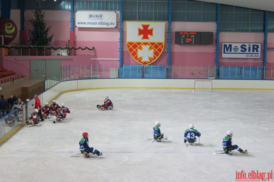 VI Midzynarodowy Turniej Hokeja na Sledach - mecz finaowy Polska-Rosja, fot. 14