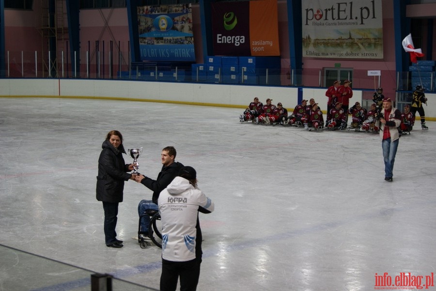 VI Midzynarodowy Turniej Hokeja na Sledach - mecz finaowy Polska-Rosja, fot. 23