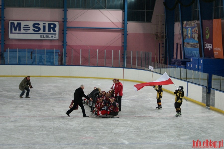 VI Midzynarodowy Turniej Hokeja na Sledach - mecz finaowy Polska-Rosja, fot. 29