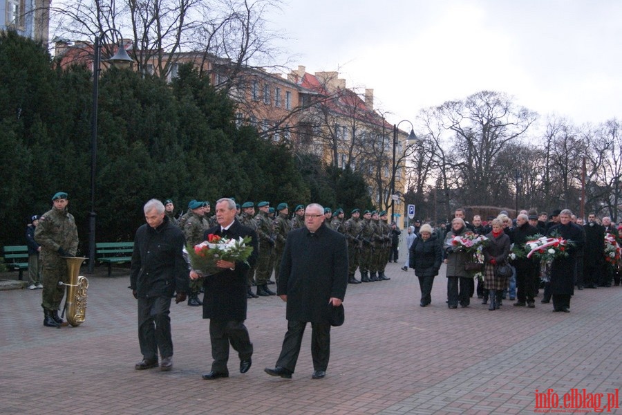 Elblanie wspominali 41. rocznic tragicznych wydarze grudniowych, fot. 12