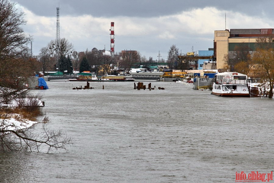 Stan pogotowia przeciwpowodziowego w Elblgu - Bulwar Zygmunta Augusta i ul. Grochowska, fot. 29