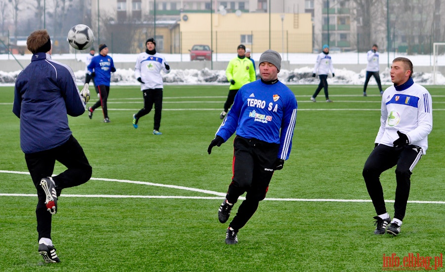 Mecz sparingowy Olimpia Elblg - Gwardia Koszalin 1-2, fot. 5