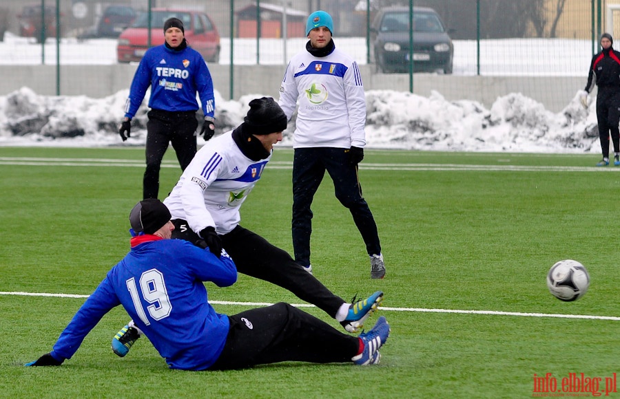 Mecz sparingowy Olimpia Elblg - Gwardia Koszalin 1-2, fot. 8