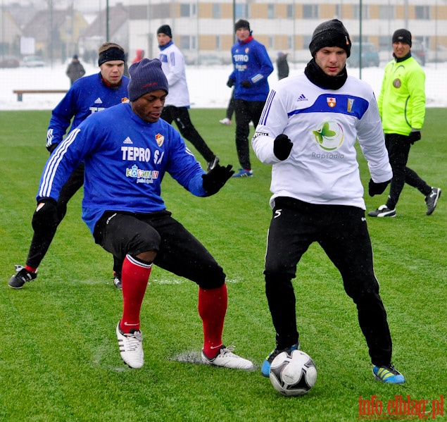 Mecz sparingowy Olimpia Elblg - Gwardia Koszalin 1-2, fot. 10