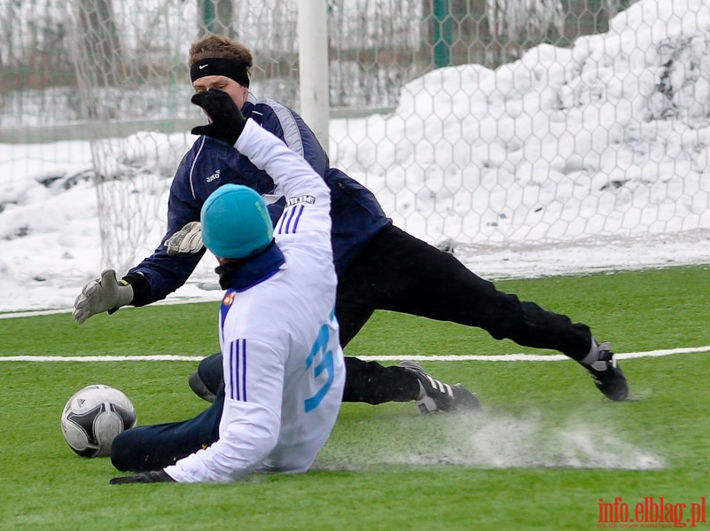 Mecz sparingowy Olimpia Elblg - Gwardia Koszalin 1-2, fot. 11