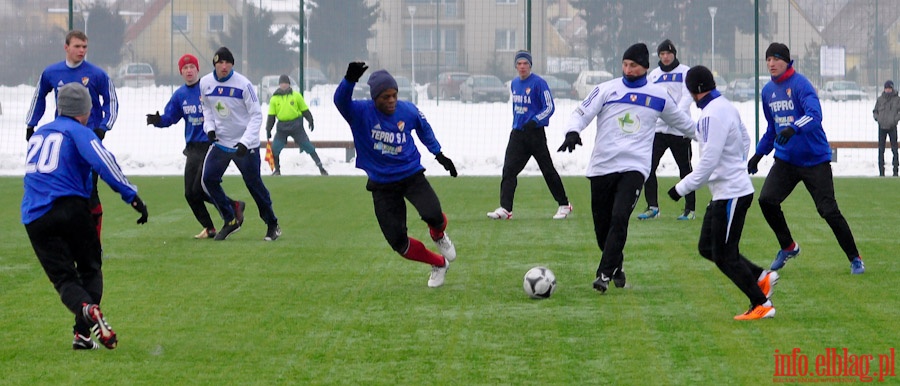 Mecz sparingowy Olimpia Elblg - Gwardia Koszalin 1-2, fot. 12