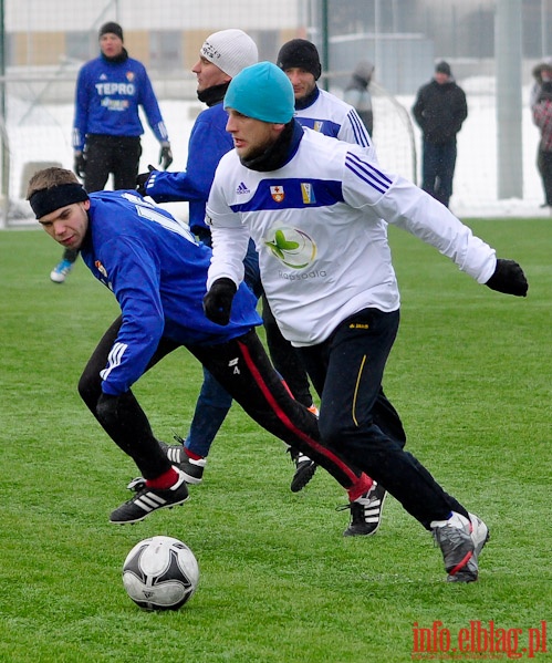 Mecz sparingowy Olimpia Elblg - Gwardia Koszalin 1-2, fot. 13