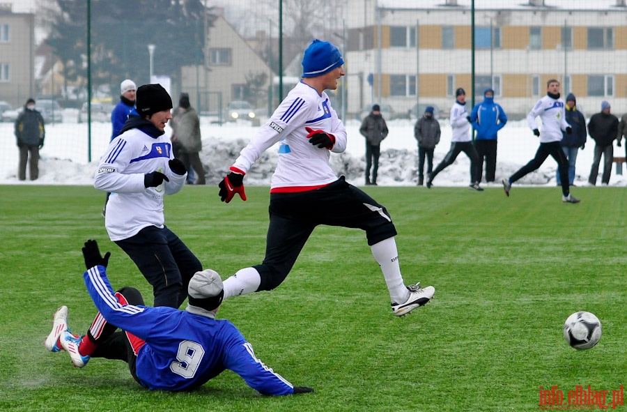 Mecz sparingowy Olimpia Elblg - Gwardia Koszalin 1-2, fot. 25