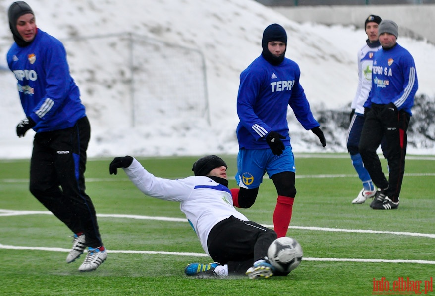 Mecz sparingowy Olimpia Elblg - Gwardia Koszalin 1-2, fot. 26