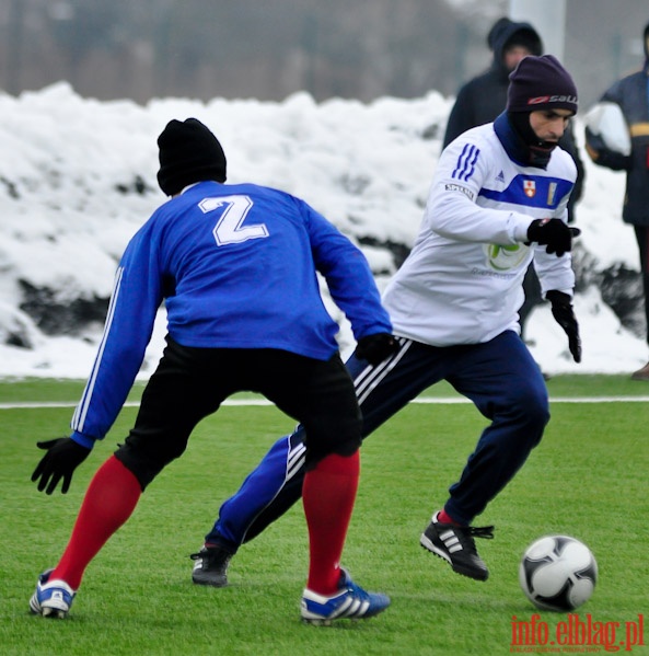 Mecz sparingowy Olimpia Elblg - Gwardia Koszalin 1-2, fot. 28