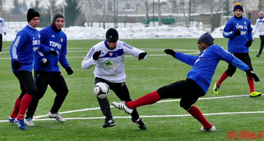 Mecz sparingowy Olimpia Elblg - Gwardia Koszalin 1-2, fot. 30