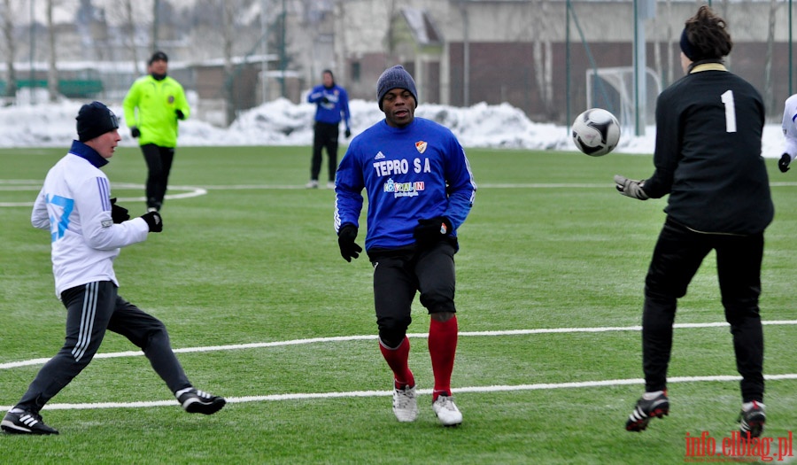 Mecz sparingowy Olimpia Elblg - Gwardia Koszalin 1-2, fot. 33