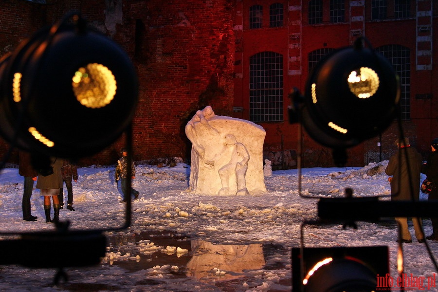 Zakoczenie 8 Festiwalu Rzeby w niegu „Terytorium Bieli