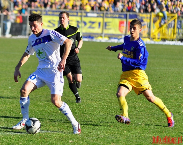 Mecz 22 kolejki I ligi: Olimpia Elblg - Arka Gdynia 1-4, fot. 10