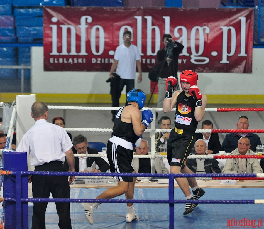 Midzynarodowy Mecz Bokserski o Puchar Prezydenta Elblga - KSW „Tygrys” vs Angered Boxing Club Gteborg (Szwecja), fot. 16