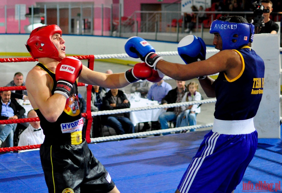 Midzynarodowy Mecz Bokserski o Puchar Prezydenta Elblga - KSW „Tygrys” vs Angered Boxing Club Gteborg (Szwecja), fot. 32