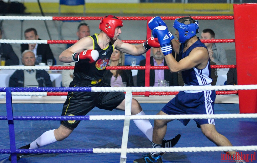 Midzynarodowy Mecz Bokserski o Puchar Prezydenta Elblga - KSW „Tygrys” vs Angered Boxing Club Gteborg (Szwecja), fot. 33