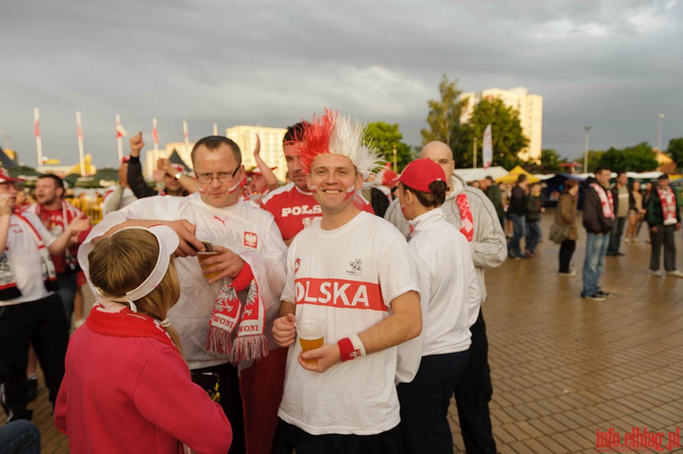 Elblska Strefa Kibica - mecz Polska - Rosja, fot. 7