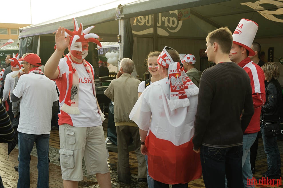 Elblska Strefa Kibica - mecz Polska - Rosja, fot. 11