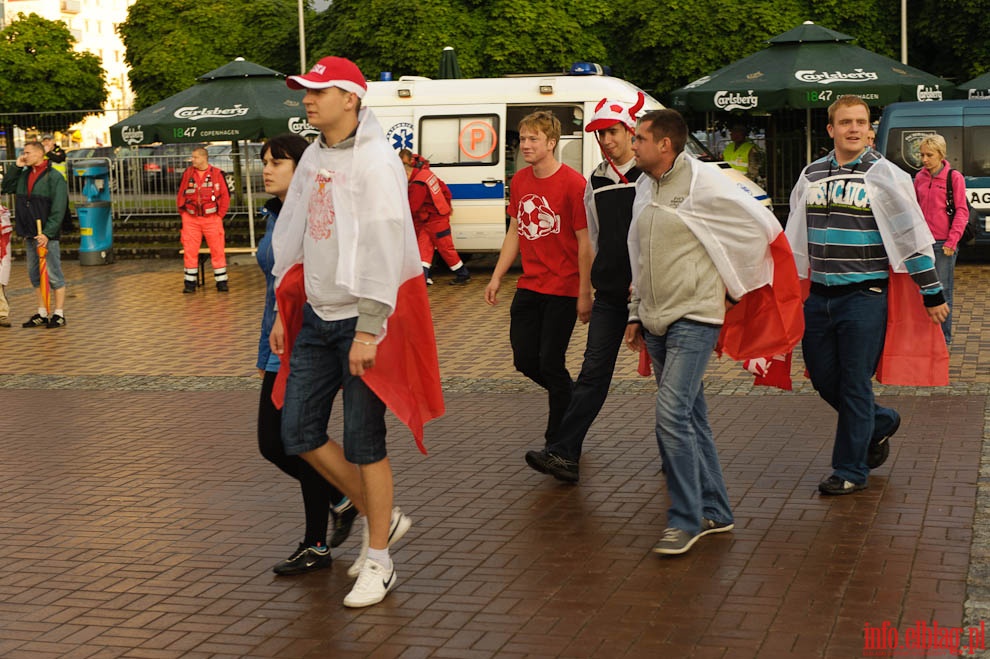 Elblska Strefa Kibica - mecz Polska - Rosja, fot. 13