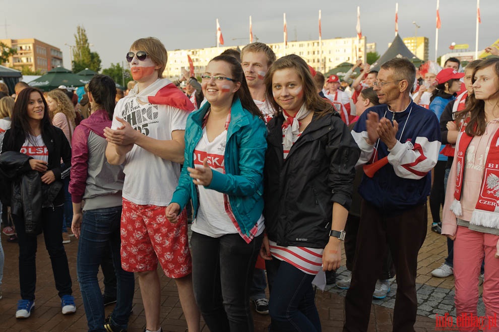 Elblska Strefa Kibica - mecz Polska - Rosja, fot. 16