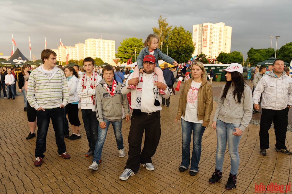 Elblska Strefa Kibica - mecz Polska - Rosja, fot. 19