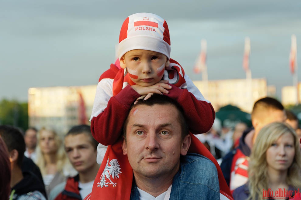 Elblska Strefa Kibica - mecz Polska - Rosja, fot. 24