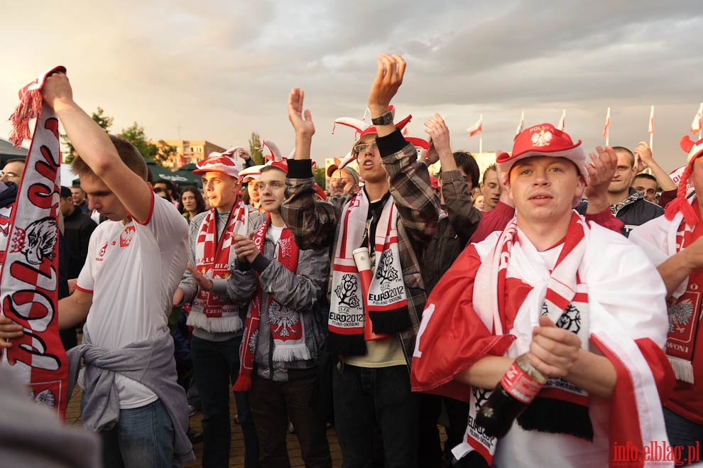 Elblska Strefa Kibica - mecz Polska - Rosja, fot. 25