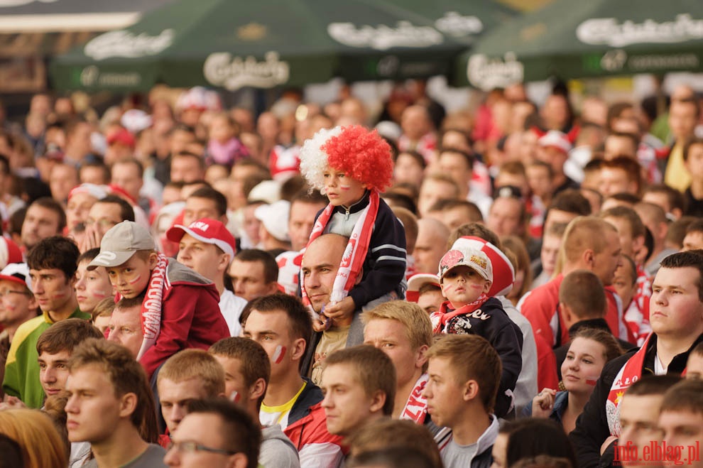 Elblska Strefa Kibica - mecz Polska - Rosja, fot. 27