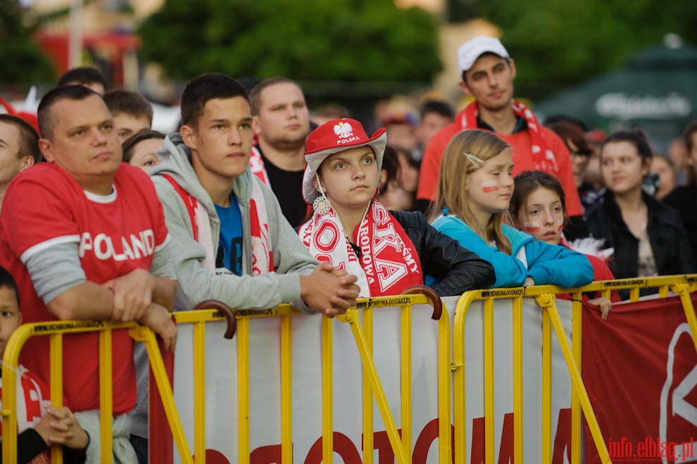 Elblska Strefa Kibica - mecz Polska - Rosja, fot. 31