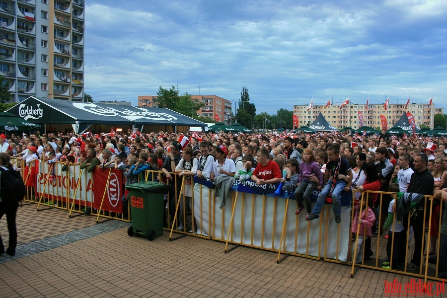 Mecz Polska-Czechy w Elblskiej Stefie Kibica (16.06.2012), fot. 23