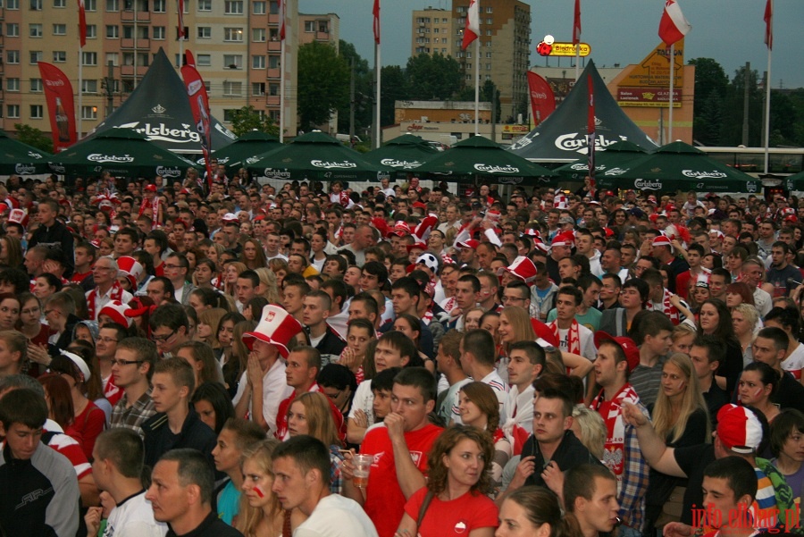 Mecz Polska-Czechy w Elblskiej Stefie Kibica (16.06.2012), fot. 28