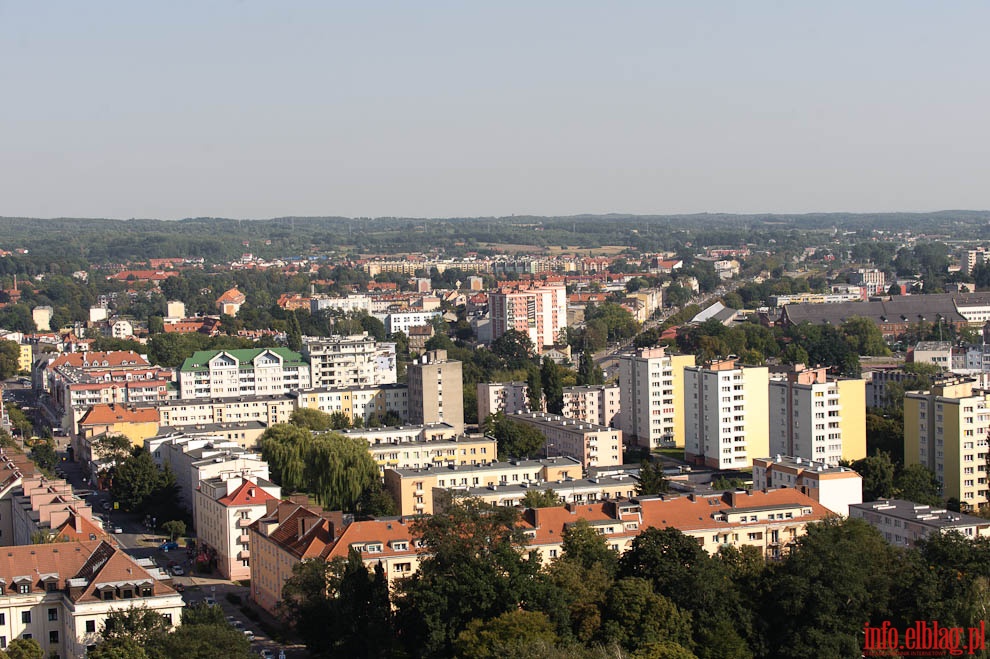 Panorama Elblga z wiey Katedry w. Mikoaja 2012, fot. 3