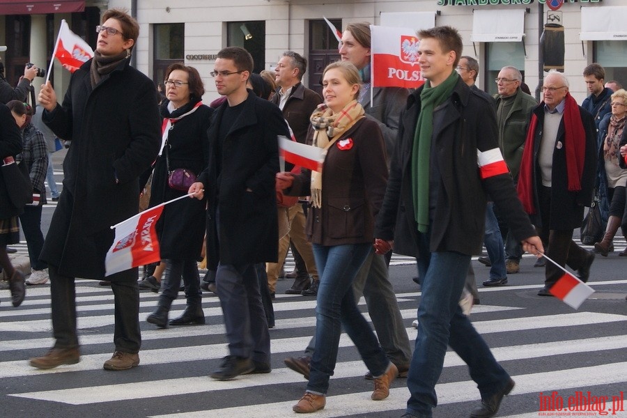 Przemarsz „Razem dla Niepodlegej” w Warszawie – 11.11.2012, fot. 32