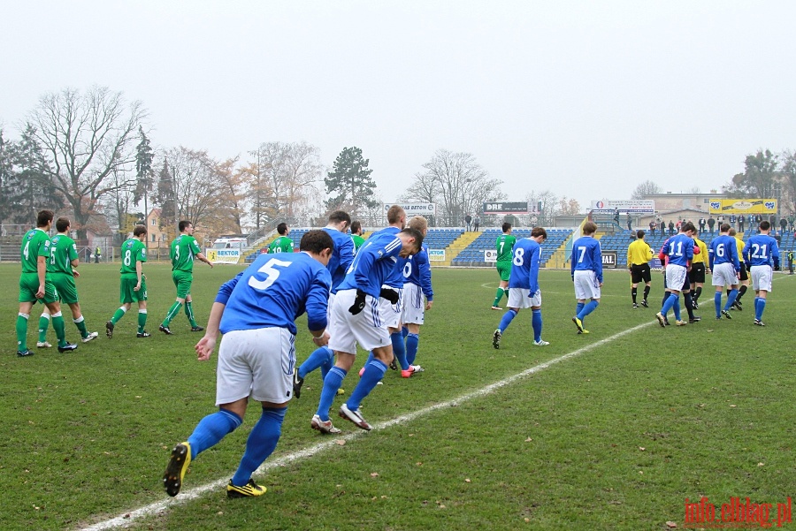 II liga: Olimpia Elblg - Pelikan owicz 1:1, fot. 2