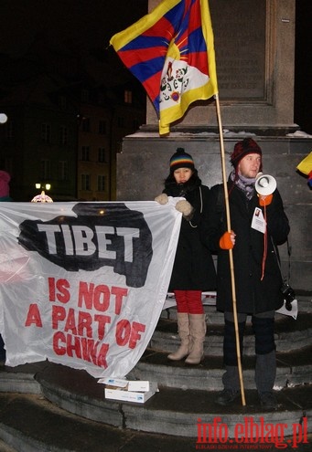 Manifestacja w Warszawie w obronie Tybetu, fot. 7