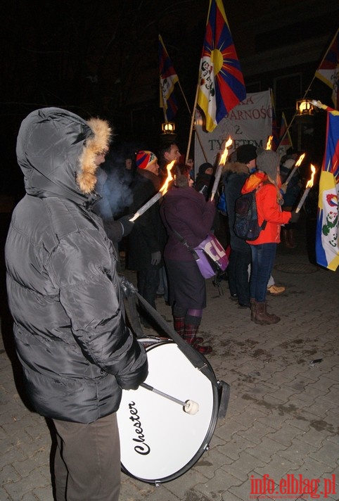 Manifestacja w Warszawie w obronie Tybetu, fot. 29