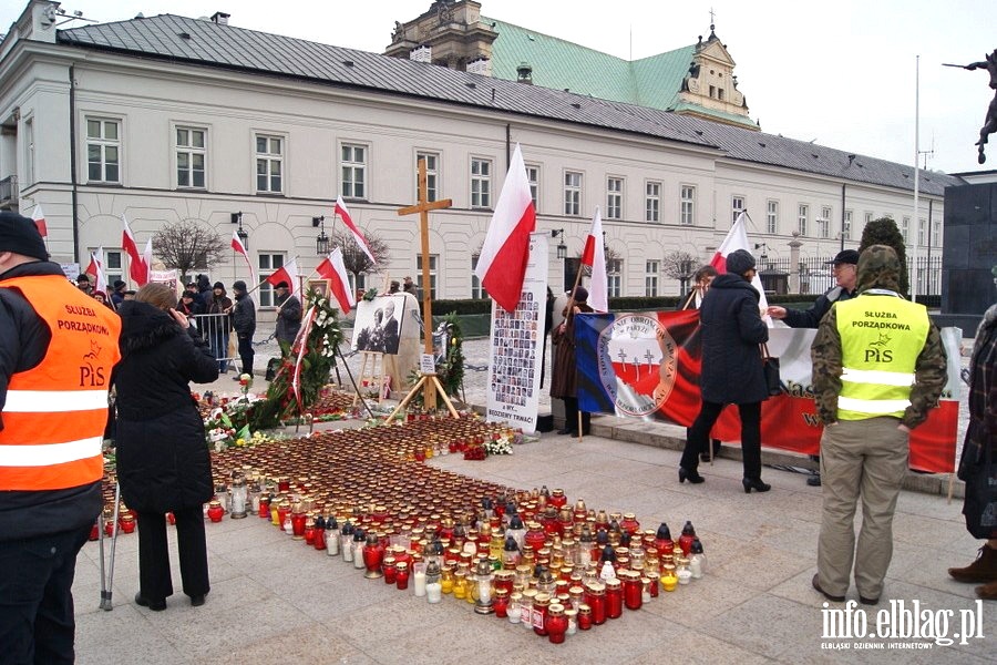 Warszawskie obchody upamitniajce trzeci rocznic katastrofy smoleskiej , fot. 6