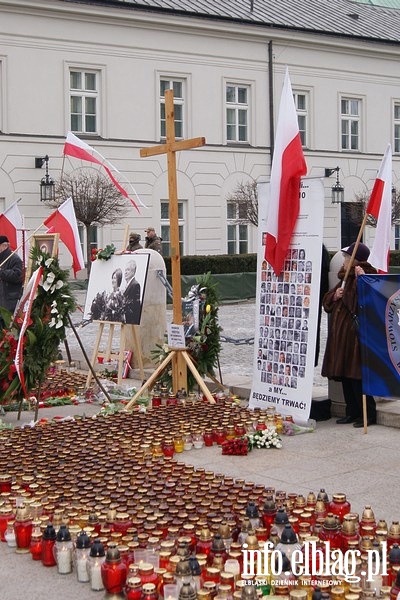 Warszawskie obchody upamitniajce trzeci rocznic katastrofy smoleskiej , fot. 7