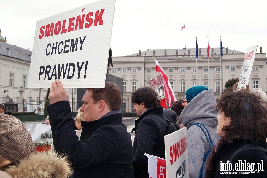 Warszawskie obchody upamitniajce trzeci rocznic katastrofy smoleskiej , fot. 8