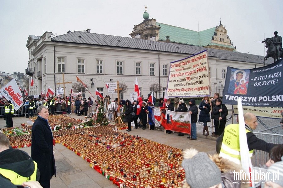 Warszawskie obchody upamitniajce trzeci rocznic katastrofy smoleskiej , fot. 12