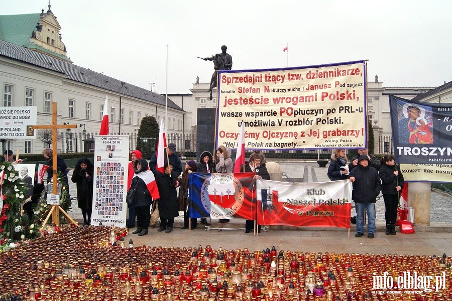 Warszawskie obchody upamitniajce trzeci rocznic katastrofy smoleskiej , fot. 13